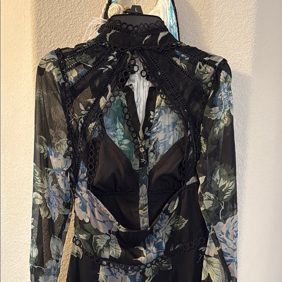 ASOS Floral Black Dress 4 - Picture 10 of 13